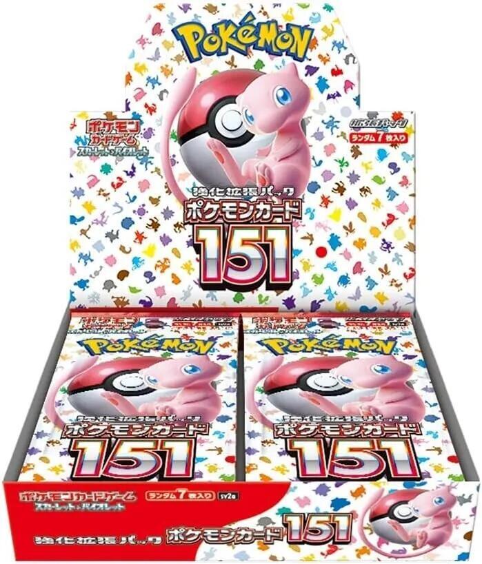 Scarlet &amp; Violet 151 Booster Box (Japanese) LIVE ONLY